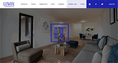 Desktop Screenshot of lenoxapts.com